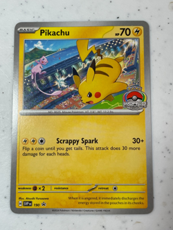 Pokemon TCG Pikachu 190 Black Star Promo World Championships 2024 SVP EN 🇬🇧 - Image 2