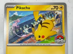 Pokemon TCG Pikachu 190 Black Star Promo World Championships 2024 SVP EN 🇬🇧 - Image 3