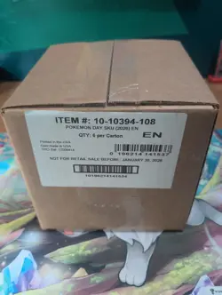 Pokemon Day 30th Anniversary Sealed Case, 6 Boxes Inside - Image 1