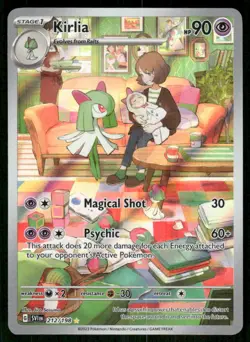 Kirlia 212/198 Illustration Rare Scarlet & Violet Pokemon NM - Image 1