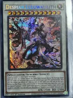 MP24-EN085 Despian Luluwalilith Prismatic Secret Rare 1st Edition YuGiOh Card NM - Image 1