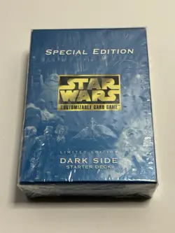 Star Wars Customizable Card Game Limited Edition Dark Side Starter Deck - New - Image 1