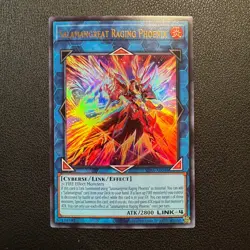 YuGiOh Salamangreat Raging Phoenix SDSS-AE048 Asian English Ultra Rare Raw Mint - Image 1