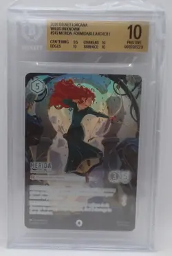 2026 Disney Lorcana Wilds Unknown Merida Formidable Archer BGS Pristine 10 - Image 1