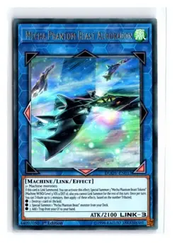 Yugioh Mecha Phantom Beast Auroradon DUOV-EN017 Ultra Rare 1st Ed NM - Image 1