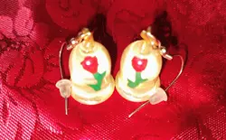 Walt Disney Beauty and The Beast Enchanted Mini Rose In A Dome Pierced Earrings - Image 5