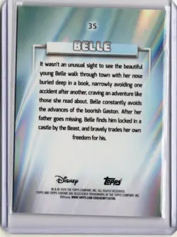 2026 Topps Chrome Disney Belle #35 X-Fractor "Beauty and the Beast" - Image 2