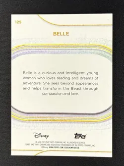 Belle 2025 Topps Chrome Disney Base #125 Beauty and the Beast - Image 2