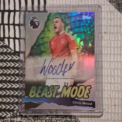 Topps 2025-26 Premier League Chris Wood Beast Mode Auto BMA-CW Nottm Forest - Image 1