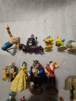 Disney Toys Lot Sleeping Beauty, Little Mermaid, Beauty And Beast - Image 5