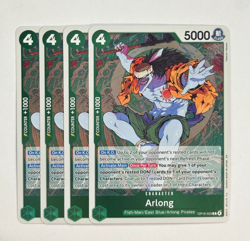 One Piece TCG Cards - (Playset) - 4x OP15-023 - Arlong - Rare - Eng - Image 1
