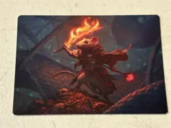 mtg Emberheart Challenger, Bloomburrow Art Series card 19/54 - Image 1