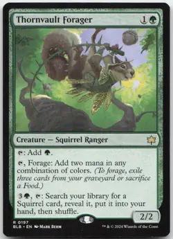 Magic: The Gathering : Thornvault Forager Bloomburrow 197 : R - Image 1