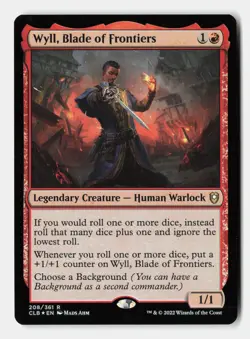 Wyll, Blade of Frontiers 208 Commander Legends: Battle for Baldur's MTG Foil NM - Image 1