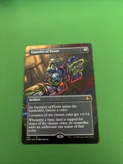 Gauntlet of Power (Borderless) #447 (NM) Dominaria Remastered DMR Magic MTG - Image 1
