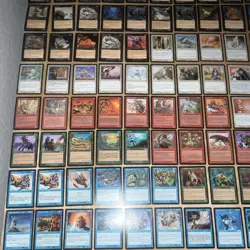 1990s Magic: The Gathering 5th Edition English Card Lot + Lands - Image 5
