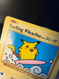 2016 Pokemon XY Evolutions #111 Surfing Pikachu DMG TCG Secret Rare - Image 3