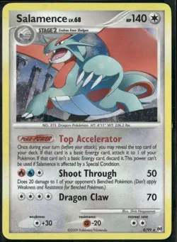 Salamence 8/99 Cosmo Holo Rare Arceus Pokemon Lightly Played - Image 1