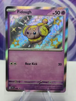 Fidough SVP 069 Black Star Promo Paldean Fates Pokemon TCG NM - Image 1