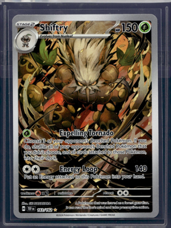 Shiftry 163/162 2024 Pokemon SV05: Temporal Forces Illustration Rare Holo NM - Image 1