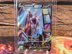 Pokemon TCG Mewtwo V #72/78 Full Art Alternate Ultra Rare NM+ Pokemon Go - Image 1
