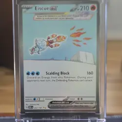 Pokemon TCG Eiscue ex 222/197 SV03 Obsidian Flames SIR Holo English HP 210 - Image 1