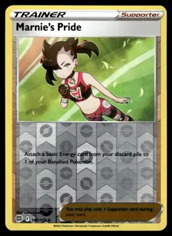 MARNIE'S PRIDE - 145/172 Uncommon Brilliant Stars Pokemon Reverse Holo NM - Image 1