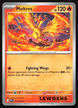 Moltres - 014/094 - Non-Holo Rare - Deck Exclusive - Phantasmal Flames - Pokemon - Image 1