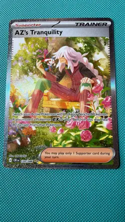 AZs Tranquillity Pokemon TCG 120/086 SIR Chaos Rising English pack fresh - Image 2