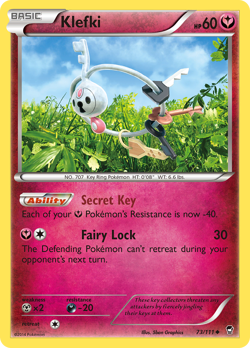 Klefki 73/111 Uncommon | Furious Fists | Pokemon Card - Image 1