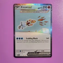 Pokemon TCG Eiscue ex Sv03: Obsidian Flames 222/197 Holo Special Illustration... - Image 1
