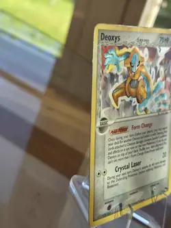 Deoxys Delta Species POP Series 4 Holo Rare 2/17 2006 English 70 HP Damaged DMG - Image 2