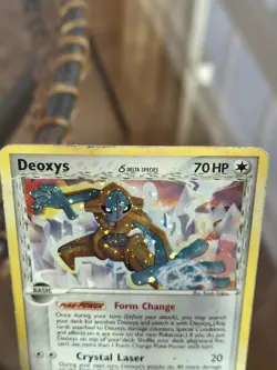 Deoxys Delta Species POP Series 4 Holo Rare 2/17 2006 English 70 HP Damaged DMG - Image 4