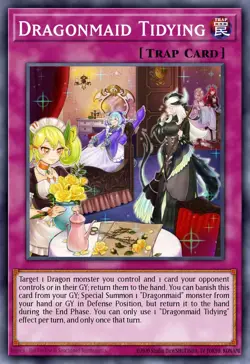 Dragonmaid Tidying RA04-EN102 1st ED Yu-Gi-Oh! ULTRA RARE - Image 1