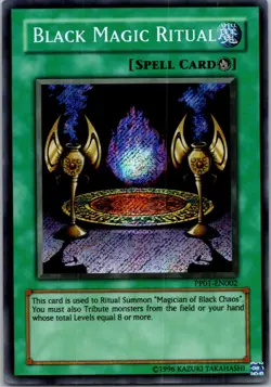 Yugioh Black Magic Ritual PP01-EN002 Secret Rare NM - Image 1