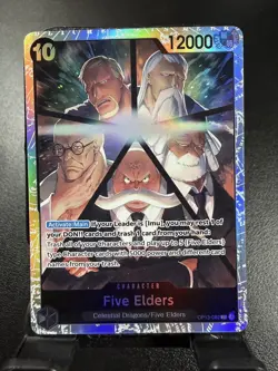 One Piece Carrying On His Will #OP13-082 Five Elders Super Rare - Image 1