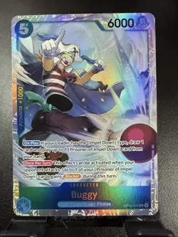 One Piece The Time of Battle #OP16-048 Buggy (048) Super Rare - Image 1