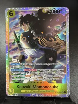 One Piece Starter Deck 28: Yamato #ST28-004 Kouzuki Momonosuke Super Rare - Image 1