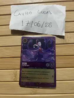 Lorcana: Elsa - The Fifth Spirit Promo SEALED FOIL 6/P3 -NM - Image 1