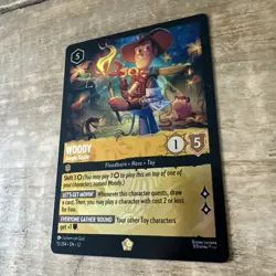Woody FOIL Jungle Guide Legendary Lorcana Legendary 15/204 Toy Story - Image 2