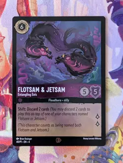 Flotsam & Jetsam Entangling Eels 40/P1 Foil Promo Disney Lorcana Ursula's Return - Image 1