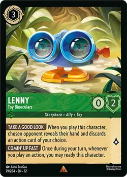 Lorcana - [12 - 79/204 ] Lenny - Toy Binoculars - Wilds Unknown - Image 1