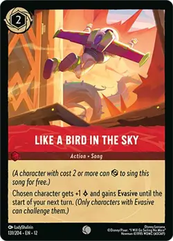 Lorcana - [12 - 131/204 Cold Foil] Like A Bird In the Sky - Wilds Unknown - Image 1