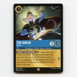 The Queen - Diviner 156/204 EN 4 | Legendary, Non-Foil | Disney Lorcana TCG - Image 1
