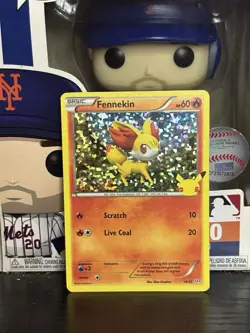Pokemon TCG McDonald's Promo - Fennekin #14/25 - 25th Anniversary Holo Card - Image 1