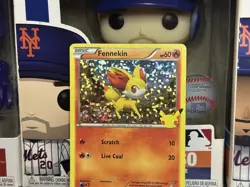 Pokemon TCG McDonald's Promo - Fennekin #14/25 - 25th Anniversary Holo Card - Image 2