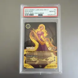 Lorcana Rapunzel Gifted With Healing Challenge Exclusive Promo Non Foil PSA 10 - Image 1