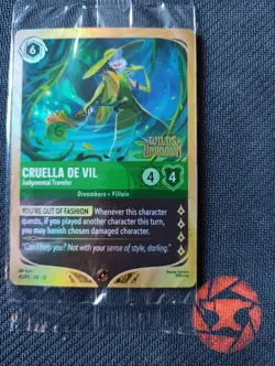 Cruella De Vil - Judgmental Traveler - Wilds Unknown Sealed Pre-Release Promo - Image 1