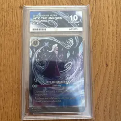 Into the Unknown (Elsa Enchanted) 213/204 Reign of Jafar Lorcana Ace 10 Low Pop - Image 1