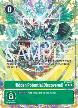 Digimon TCG - [BT-25-BT3-103 U Uncommon NM] Hidden Potential Discovered! - BT... - Image 1